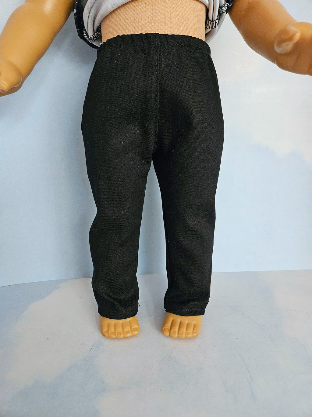 Black Designer Top and Pants/handmade/American girl/18 inch doll