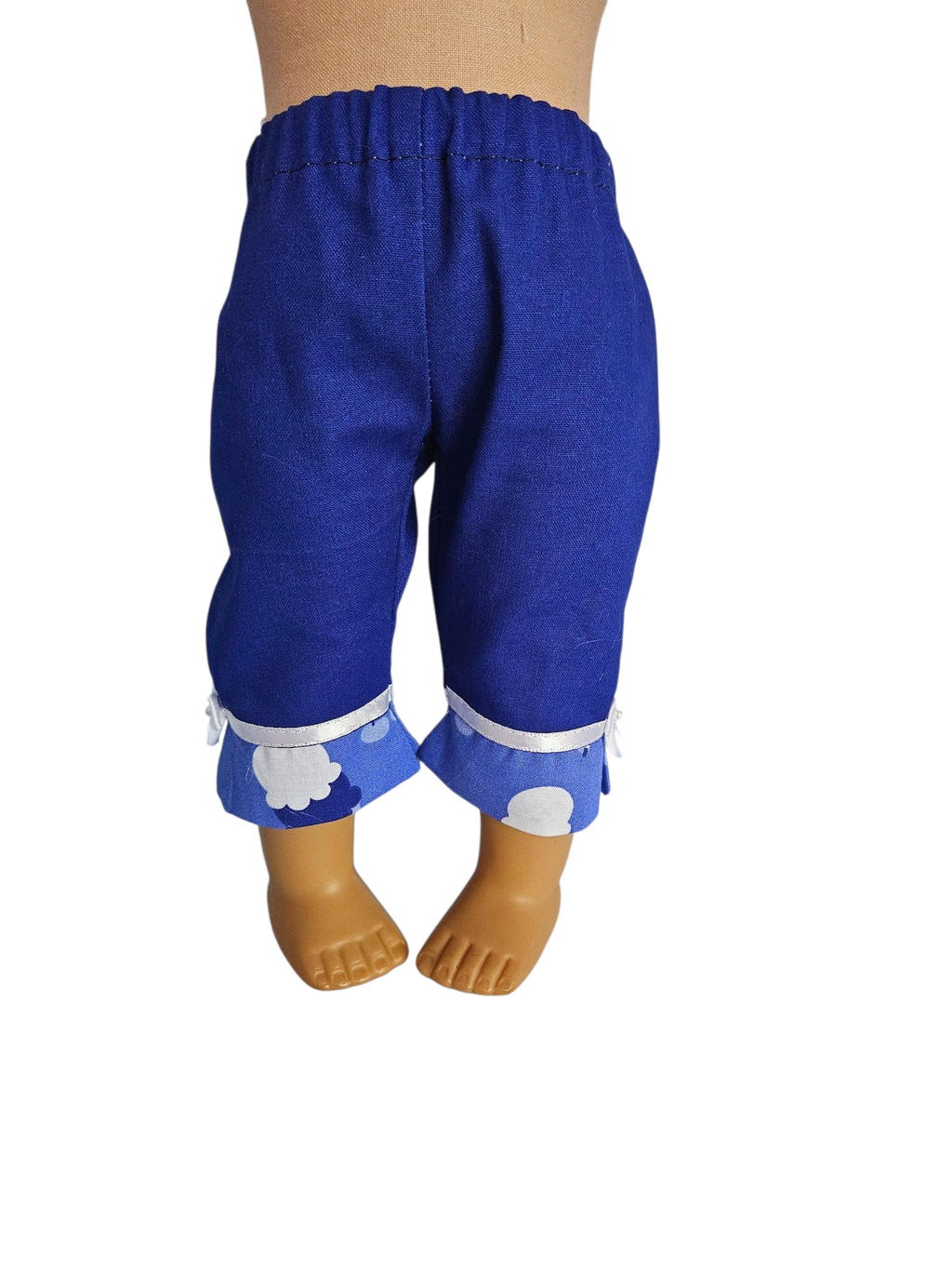 18 inch doll Blue Ice Cream Cone Capri Outfit