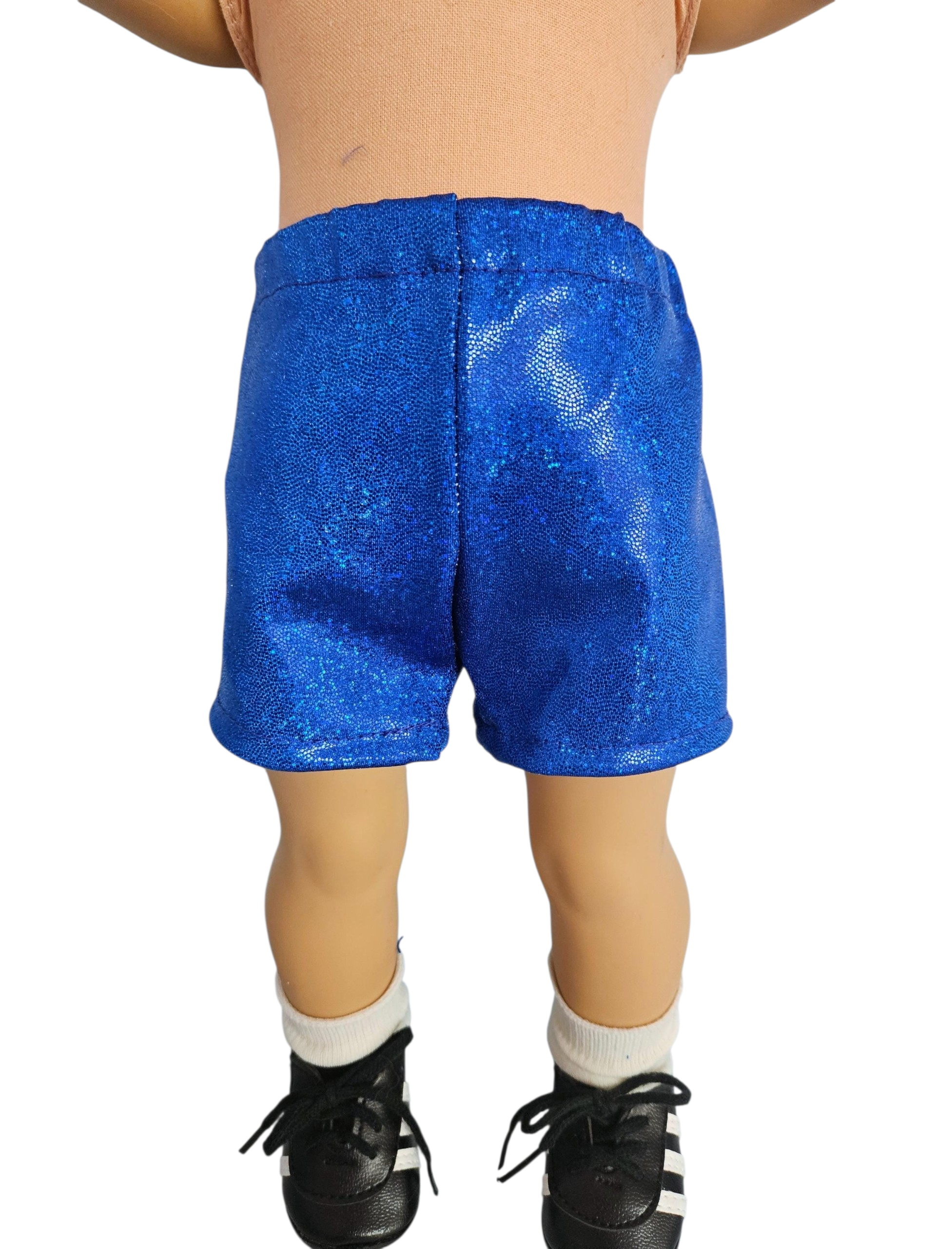 Blue White Soccer Top & Shorts/handmade/AG doll/18 inch doll