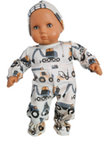 Boy Sleeper and Cap/handmade/Bitty baby boy doll
