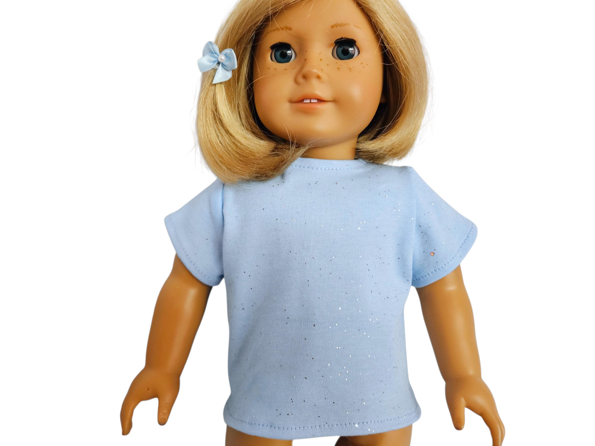18 inch doll Checkered Bib Overalls & Tshirt