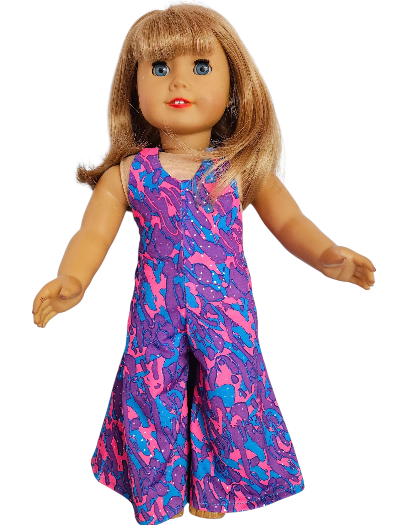 18 inch doll Colorful Sparkly Jumpsuit