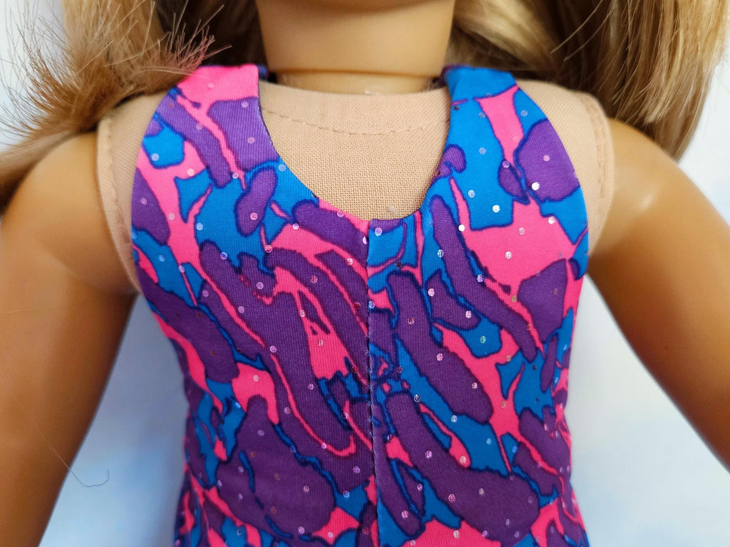 18 inch doll Colorful Sparkly Jumpsuit