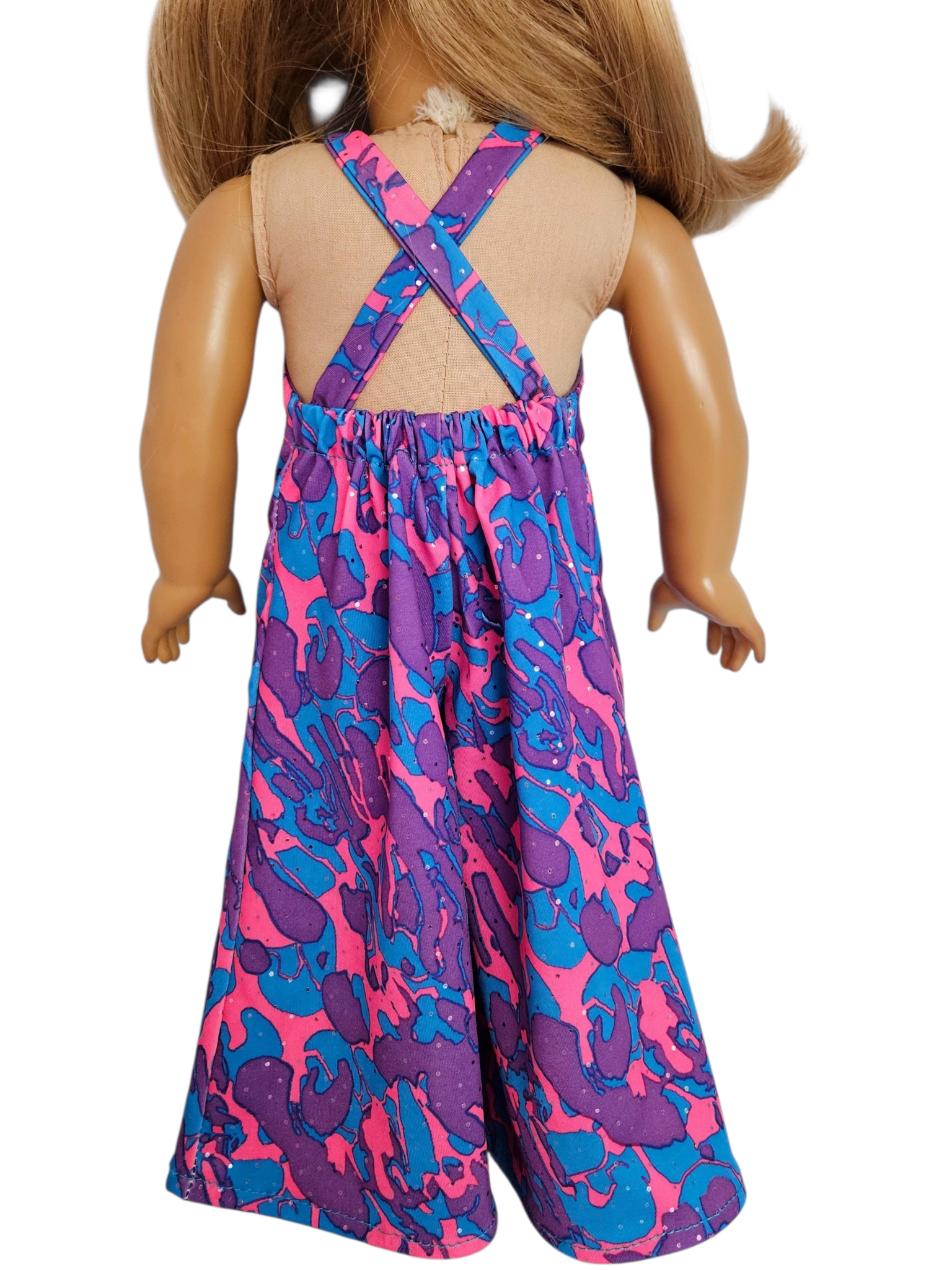 18 inch doll Colorful Sparkly Jumpsuit