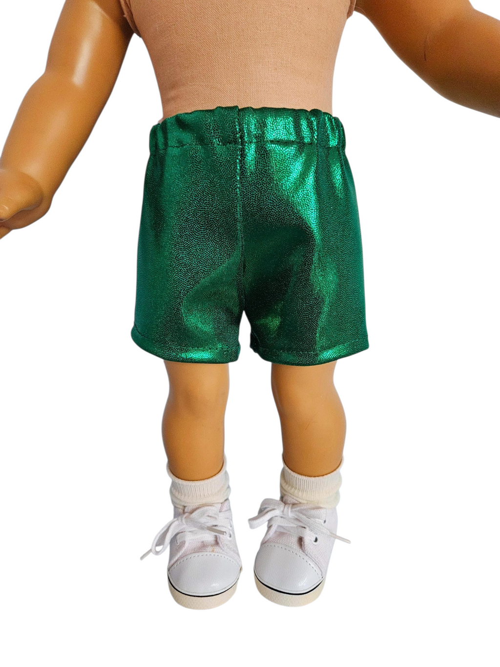 Green White Basketball Top & Shorts/handmade/AG doll/18 inch doll