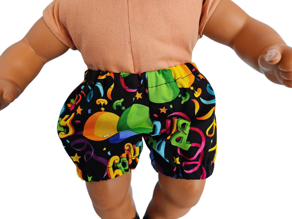 Happy Birthday Dress, Bonnet and Panties/handmade/Bitty baby