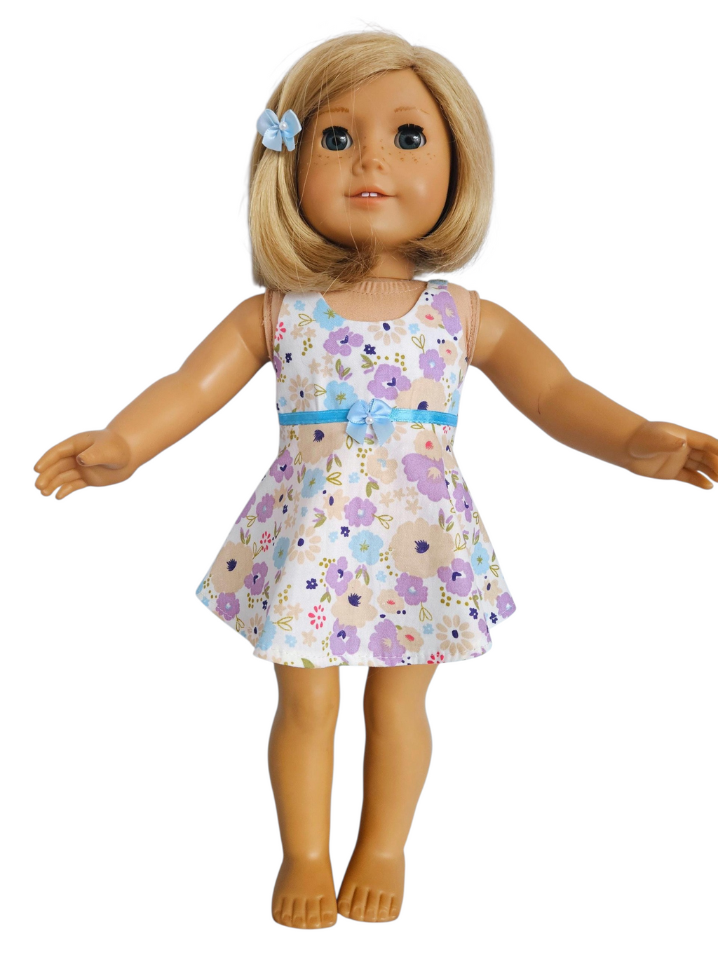 18 inch doll Blue & Purple Capri Outfit