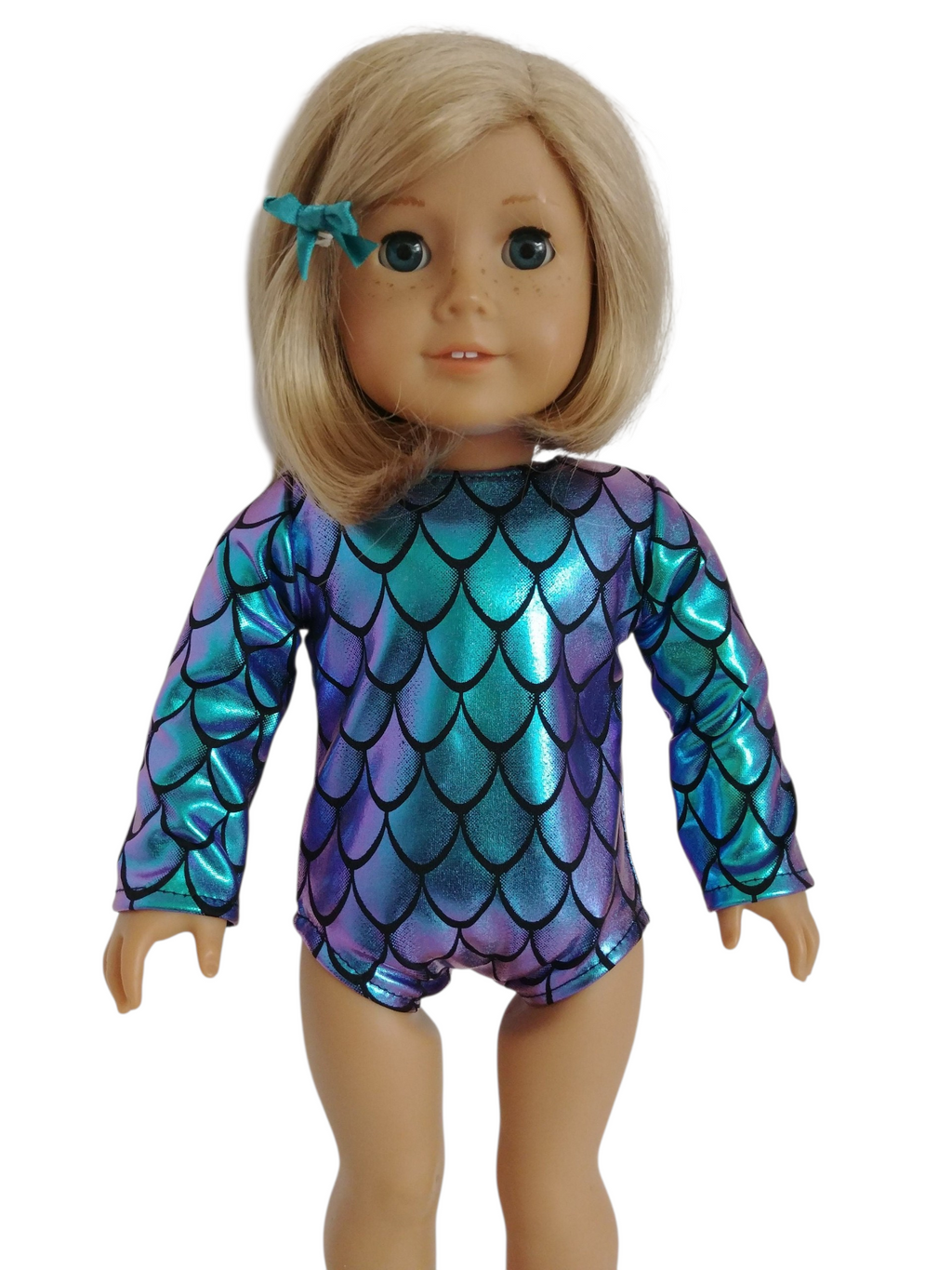 Mermaid Leotard - handmade/AG doll/18 inch doll