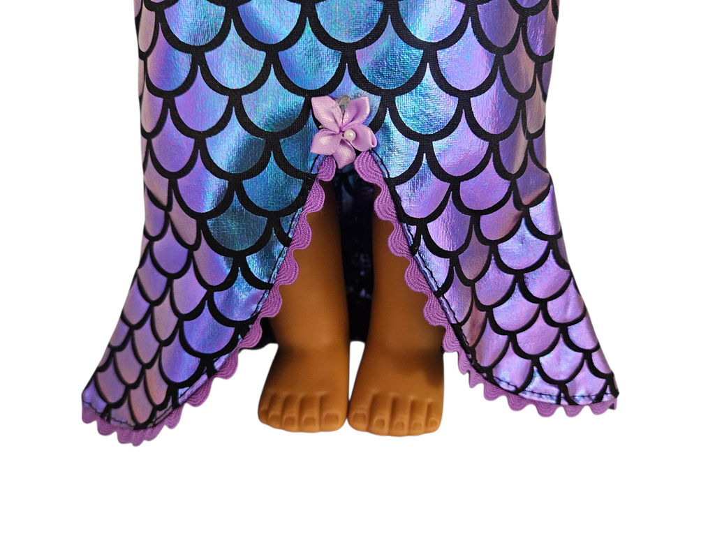 Mermaid Spandex Gown - handmade/AG doll/18 inch doll