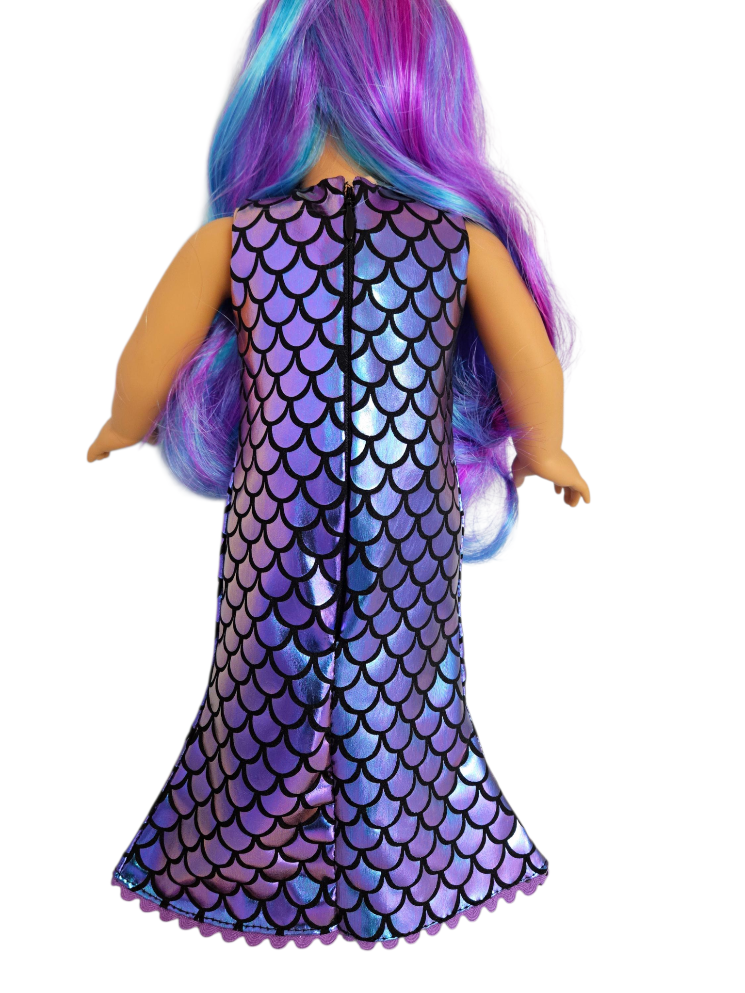 Mermaid Spandex Gown - handmade/AG doll/18 inch doll
