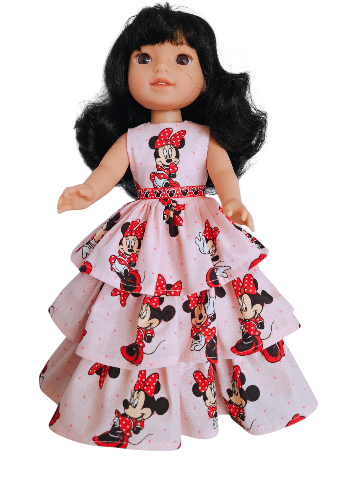 Mini Mouse Ruffled/handmade/Wellie wisher