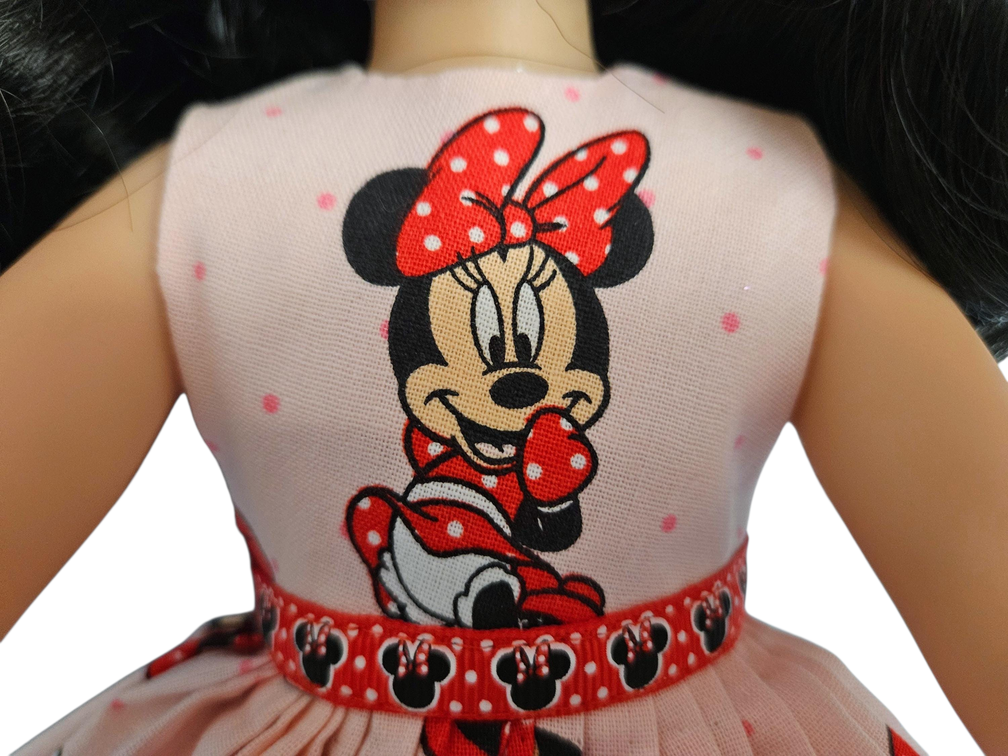 Mini Mouse Ruffled/handmade/Wellie wisher