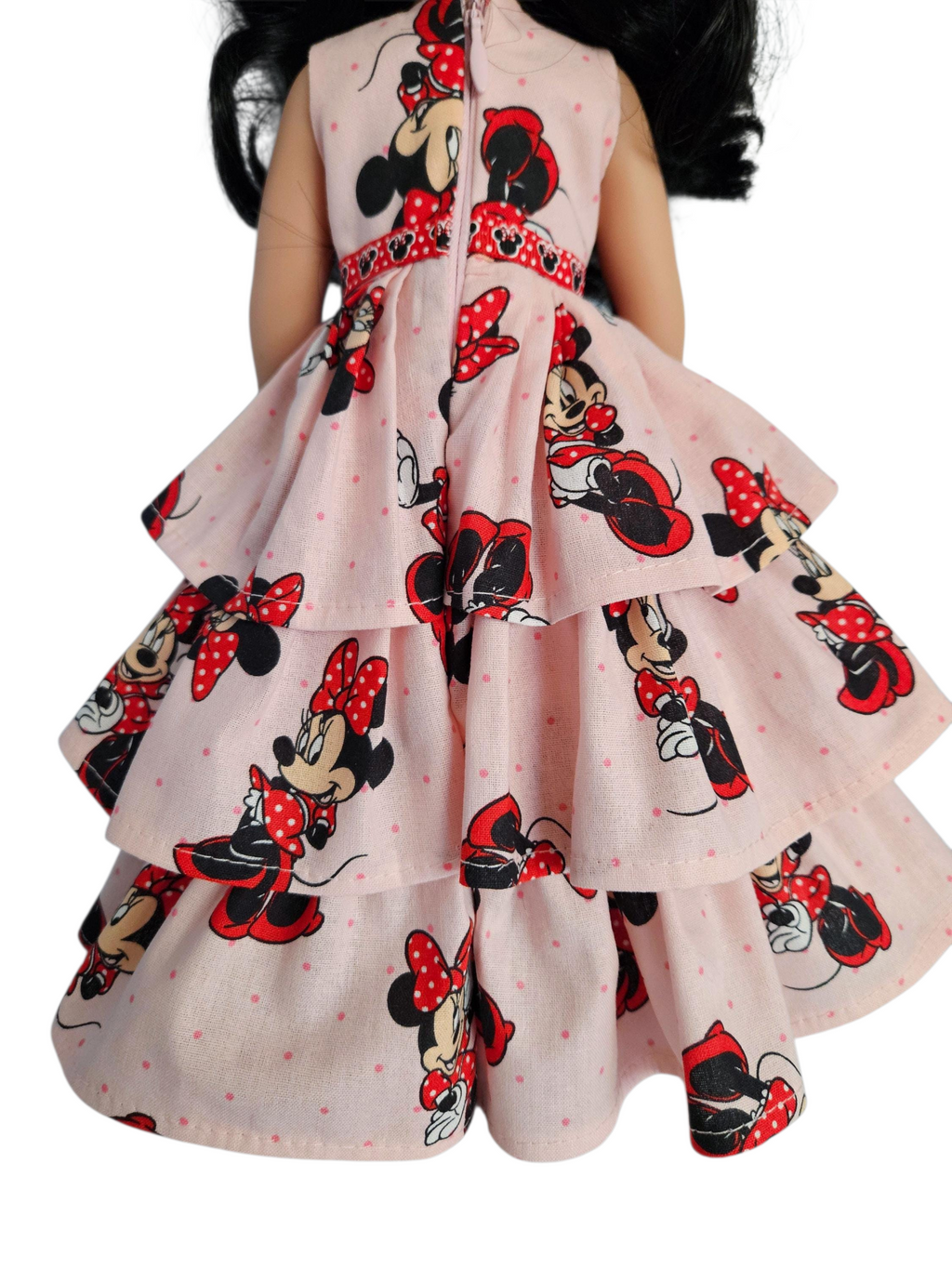 Mini Mouse Ruffled/handmade/Wellie wisher