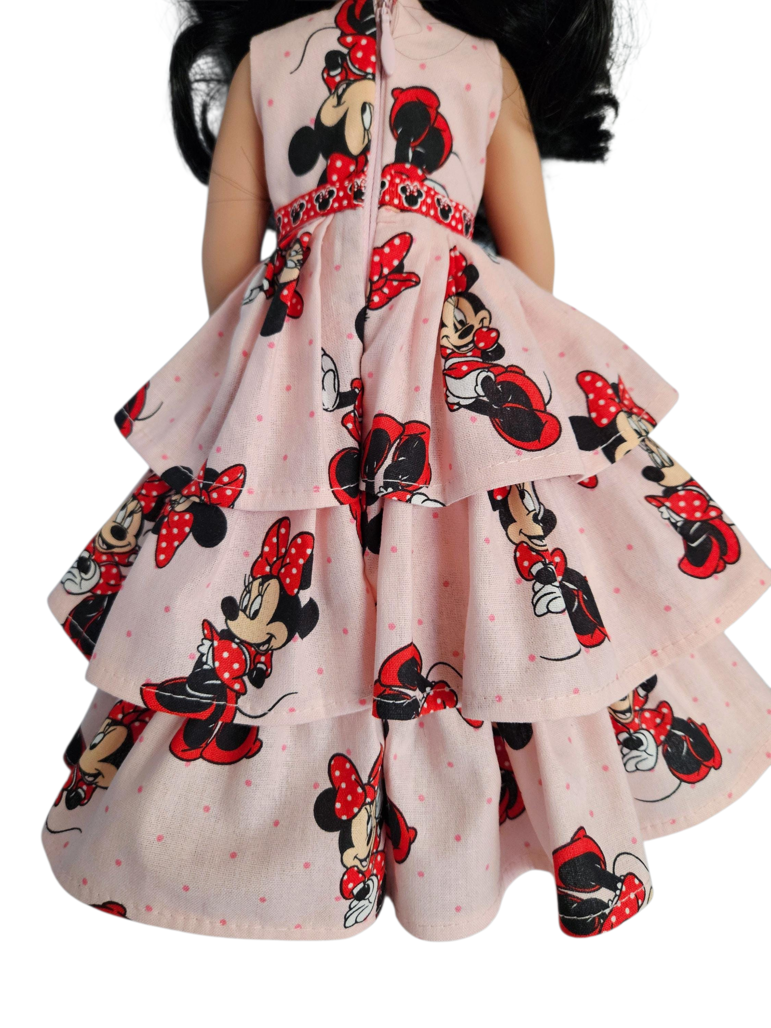 Mini Mouse Ruffled/handmade/Wellie wisher