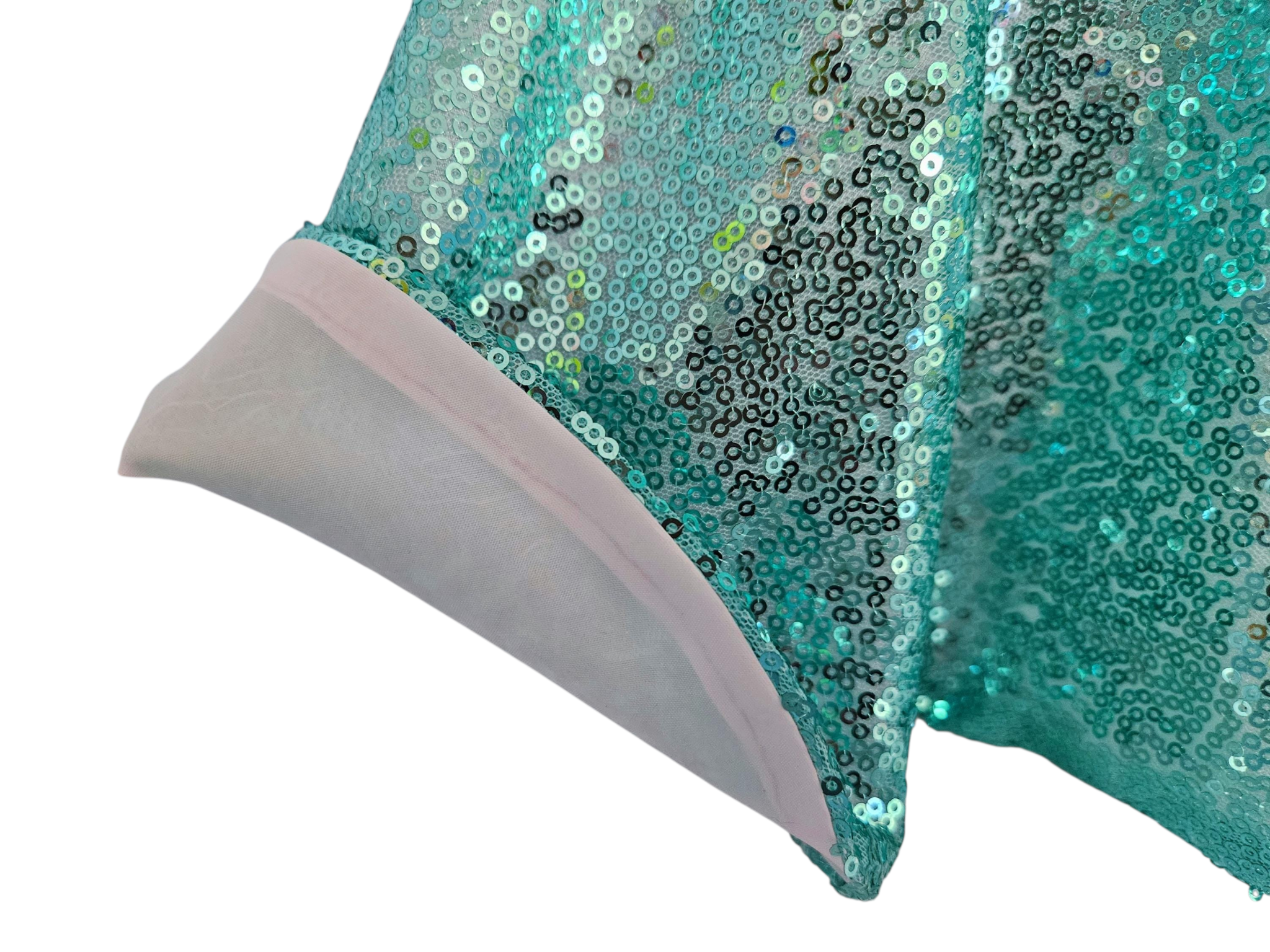 Mint Sequin Gown and Boa/handmade/AG doll/ 18 inch dolls  - #611