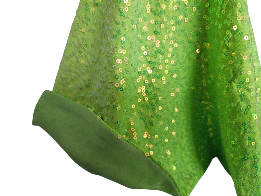 Neon Green Sequin Gown/handmade/AG doll/18 inch doll clothes- #606