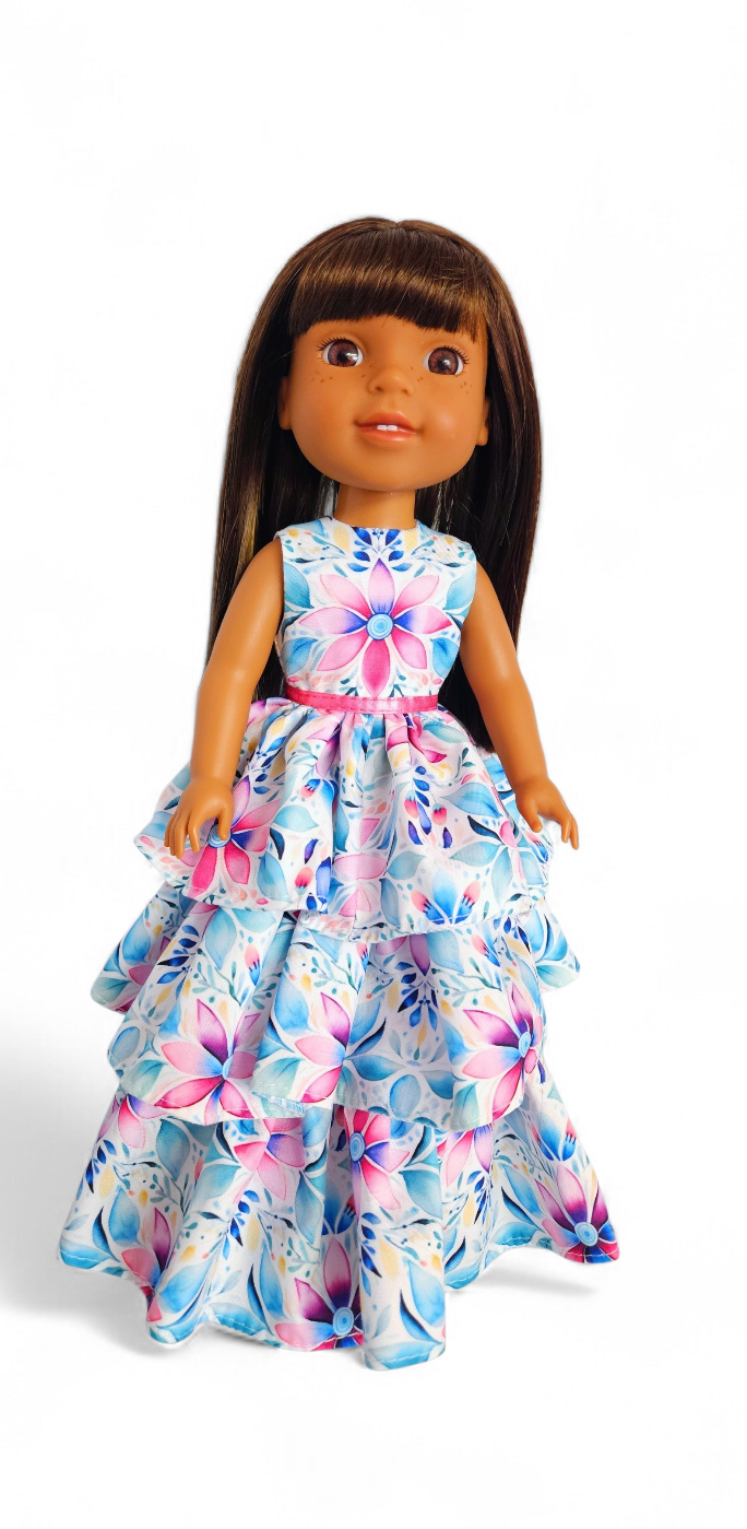 Spring Ruffled Gown for Wellie Wisher