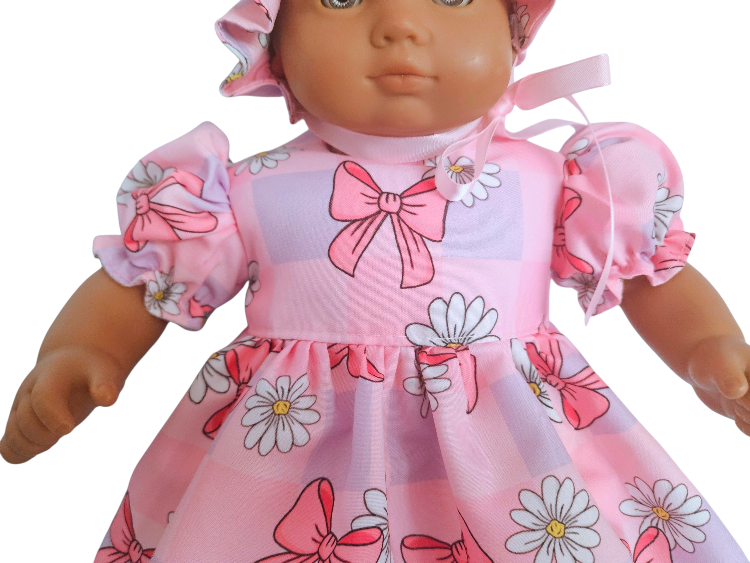 Bitty Baby doll Pink Bows Outfit