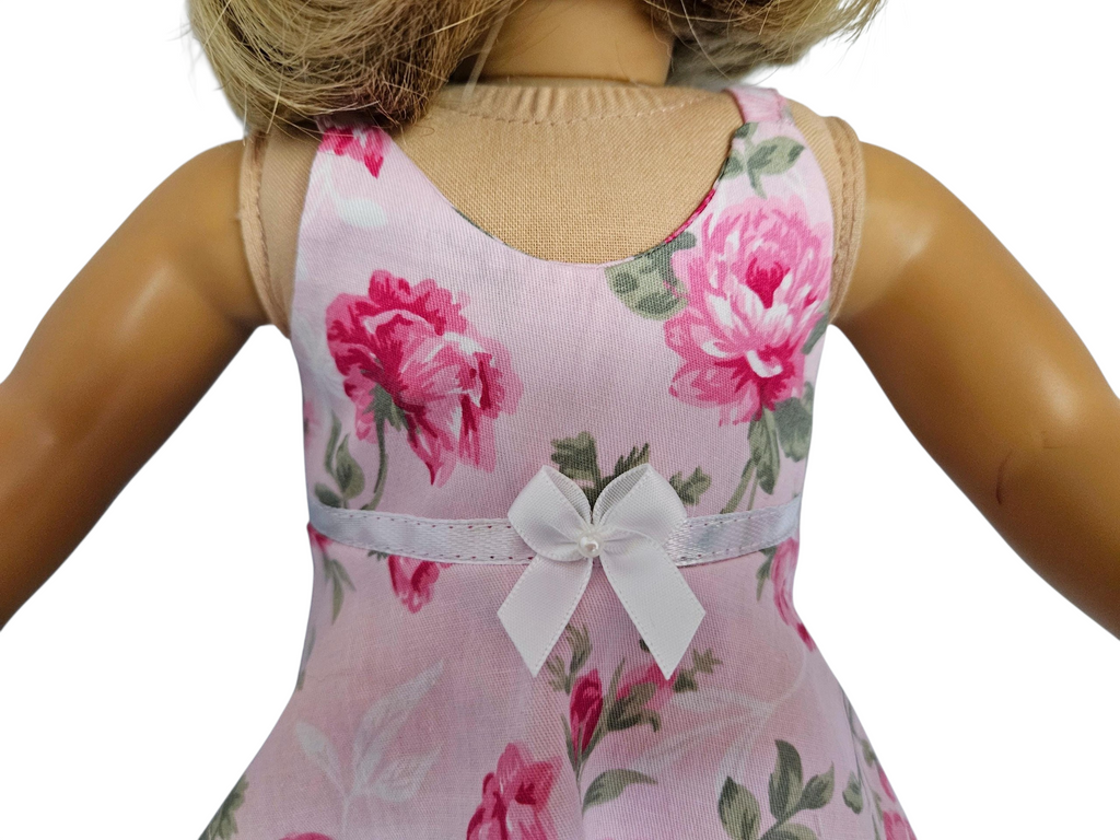 18 inch doll Pink Floral Capri Outfit