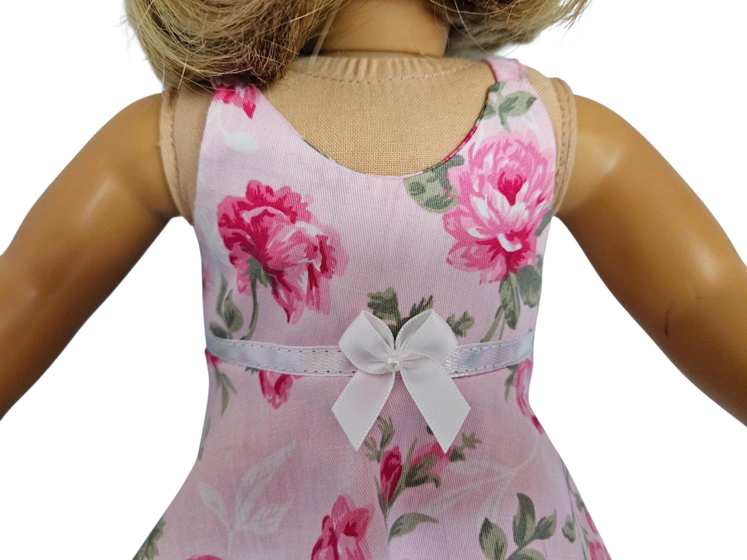 18 inch doll Pink Floral Capri Outfit