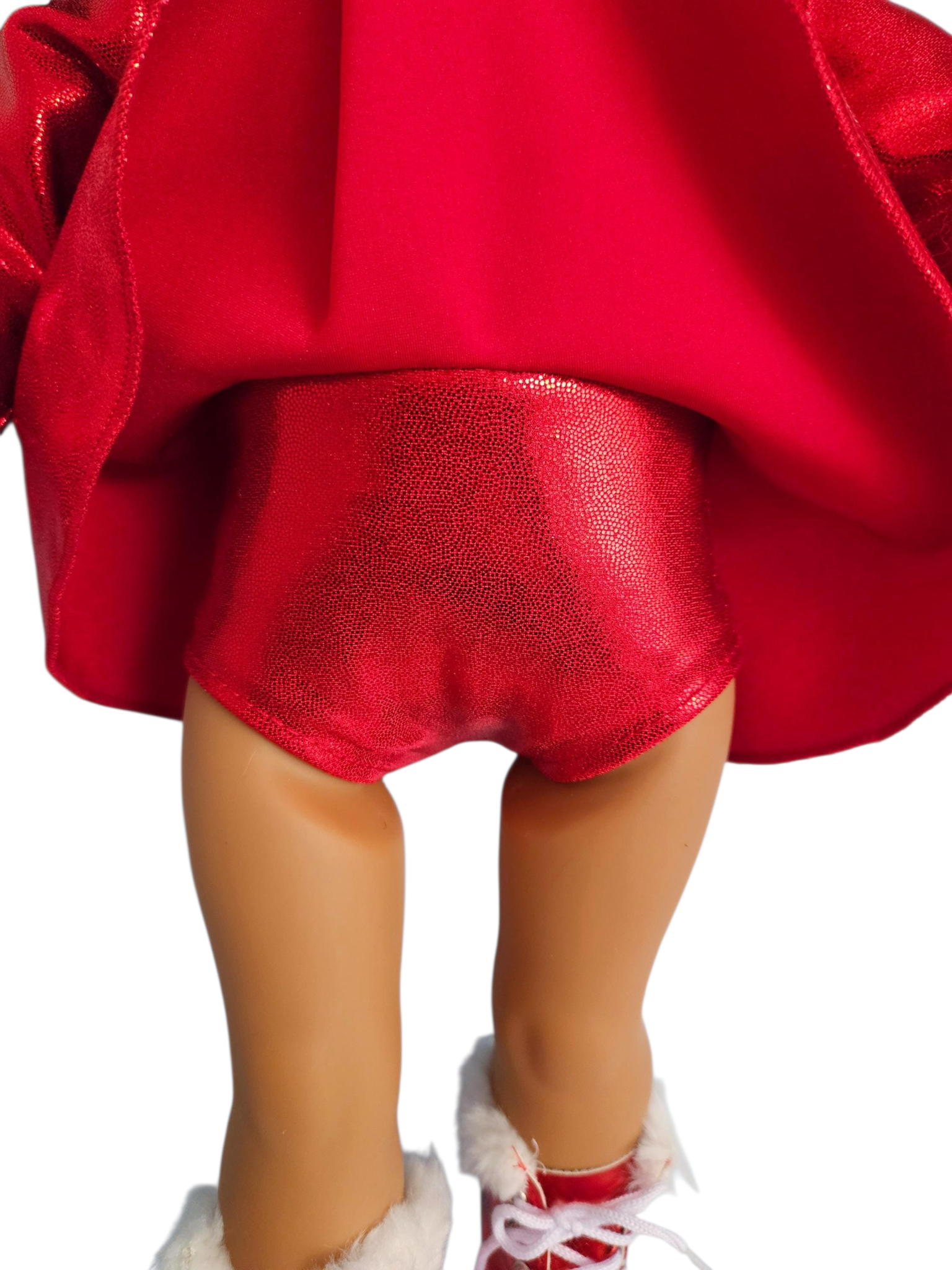 18 inch doll Red Skating Outfit