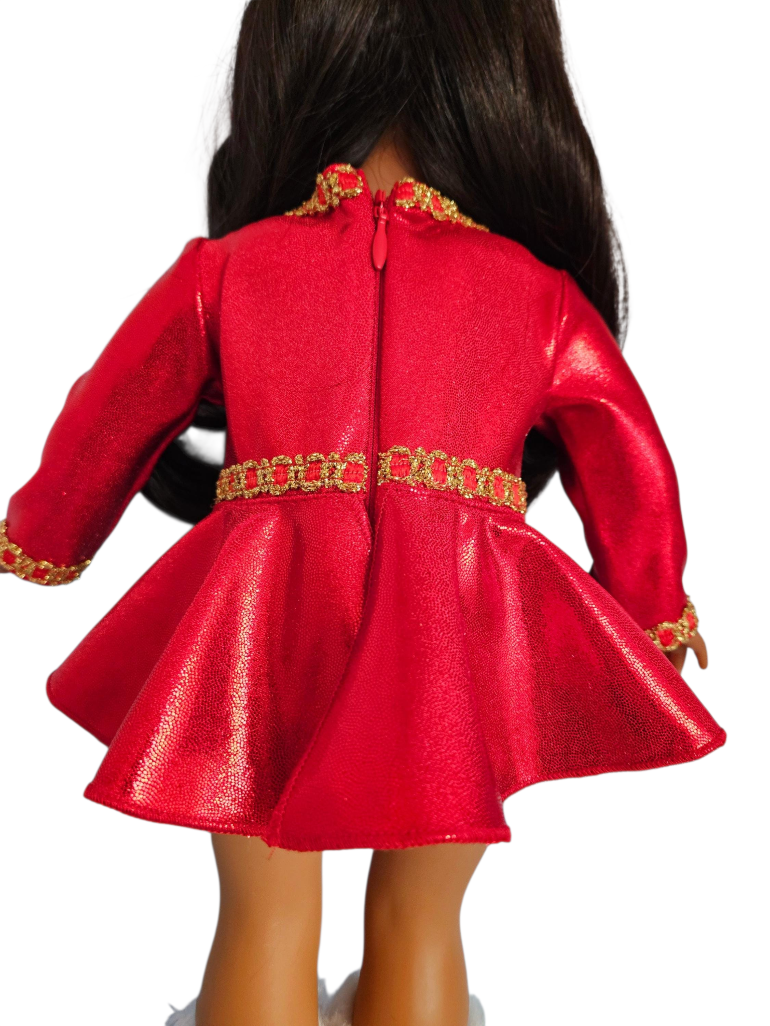 18 inch doll Red Skating Outfit