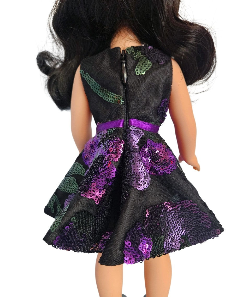 Wellie Wisher Floral Sequin Dress
