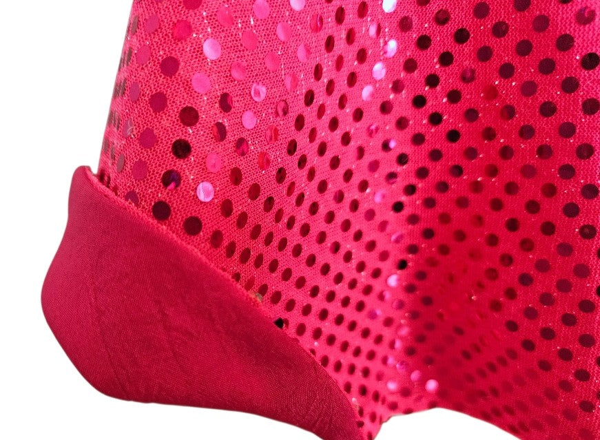 Wellie Wisher Neon Pink Sequin Gown #53
