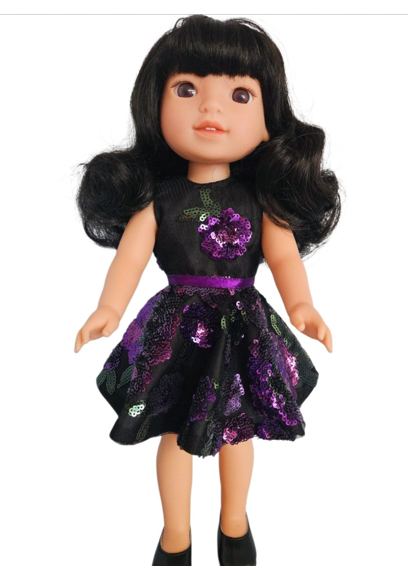 Wellie Wisher Floral Sequin Dress
