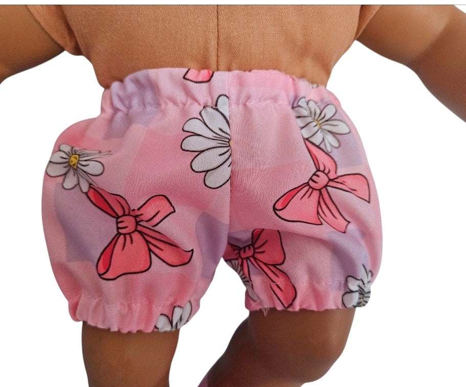 Bitty Baby doll Pink Bows Outfit