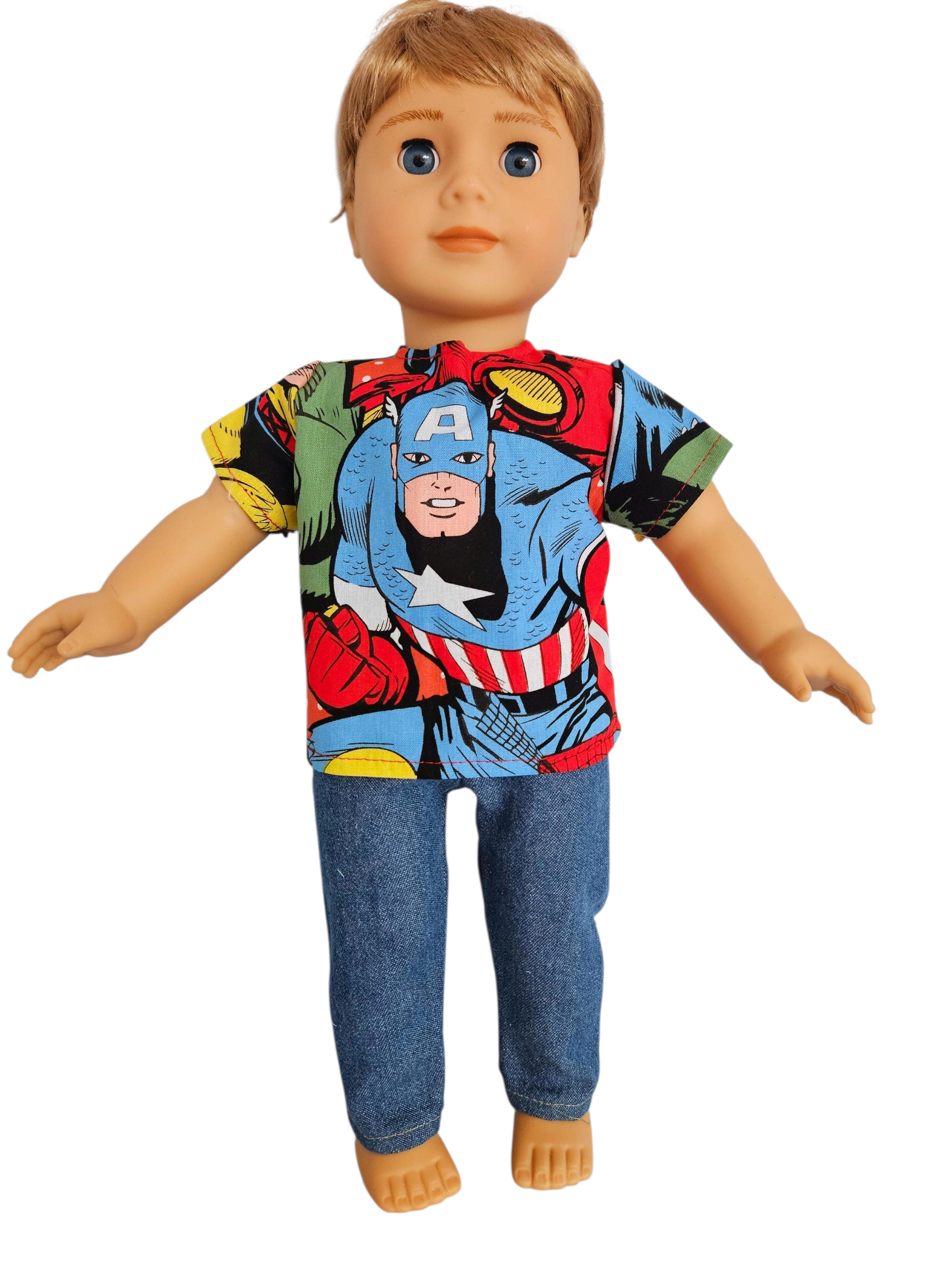 Shirt & Jeans/handmade/18 inch boy doll