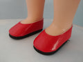 14.5 inch doll - Red Slip On Shoes -  #1406