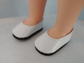 14.5 inch doll - White Slip On Shoes